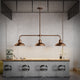 Florence Aged Solid Copper Italian Industrial Style Antique Pendant Light - 7Pandas Australia