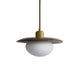 JORDAN Natural Wood Pendant Light with Opal Glass Shade Kitchen Island Dinning Room E27 base - 7Pandas Australia