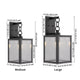 ARENA Classic Aluminium Exterior Wall Light Fixtures Matt Black E27 - 7Pandas Australia