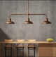 Florence Aged Solid Copper Italian Industrial Style Antique Pendant Light - 7Pandas Australia