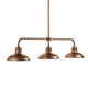 Florence Aged Solid Copper Italian Industrial Style Antique Pendant Light - 7Pandas Australia