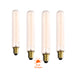 4PACK T185 Dusk to Dawn LED Filament Tubular Bulb 5W Equivalent 60W 2200K Warmwhite - 7Pandas Australia