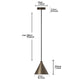 FRANCIS Modern Style Pendant Light Over Kitchen Island LED 10W Bulb Included Bronze - 7Pandas Australia