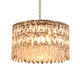 PERONI 600mm Diameter Round Modern Clear Crystal Chandelier Lighting E14 Base - 7Pandas Australia