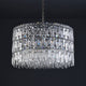 PERONI 600mm Diameter Round Modern Clear Crystal Chandelier Lighting E14 Base - 7Pandas Australia