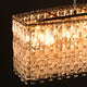 PERONI 1000mm Rectangle Modern Crystal Chandelier Lighting E14 Base - 7Pandas Australia