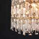 PERONI 1000mm Rectangle Modern Crystal Chandelier Lighting E14 Base - 7Pandas Australia