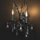 PARIS Provincial Style K9 Crystal Wall Light  E14 Candelabra bulb - 7Pandas Australia