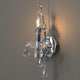 PARIS Provincial Style K9 Crystal Wall Light  E14 Candelabra bulb - 7Pandas Australia