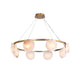 CLAUD Circular Modern Style Alabaster Chandeliers Dinning Room Foyer Entryway Hallway G9 Base - 7Pandas Australia