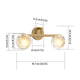 CLAUD Modern Style Alabaster Indoor Wall Light Fixtures Vanity Light G9 Base - 7Pandas Australia