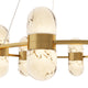 ROCKET 6-Lights 420mm Round Alabaster Chandeliers Dinning Room Foyer Entryway Hallway G9 Base - 7Pandas Australia