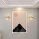 ROCKET Modern Indoor Wall Light with Alabaster Stone Wall Mounted G9 Base - 7Pandas Australia