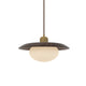 JORDAN Natural Wood Pendant Light with Opal Glass Shade Kitchen Island Dinning Room E27 base - 7Pandas Australia