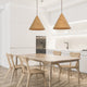 ERDOS Modern Nordic Style Natural Wood Pendant Light Fixtures E27 base - 7Pandas Australia