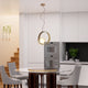 NOBU LED Timber Nordic Style Glass Pendant Light Natural Oak Wood E27 - 7Pandas Australia