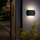 SEIGON Aluminium LED Exterior Wall Light 5+5W 3000K IP65 Weather Proof - 7Pandas Australia