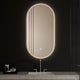 LED Oval Bathroom Mirror with Lights Color Temperature Adjustable CCT Dimmable - 7Pandas Australia