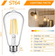 10PACK LED Bulb Pear Shape dimmable ST64 4W 3000k Warmwhite E27 - 7Pandas Australia