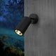 Adjustable Single Spotlight Outdoor Wall Light IP65 Porch Hallway GU10 lamp base - 7Pandas Australia